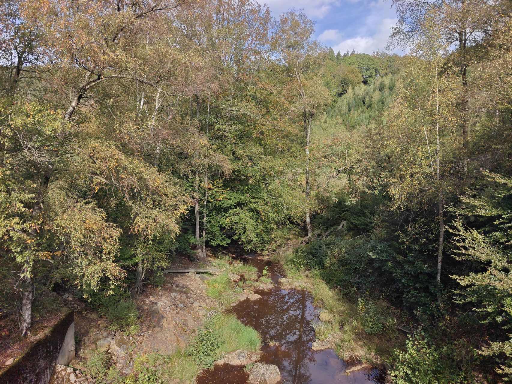 De rivier 'La Helle'