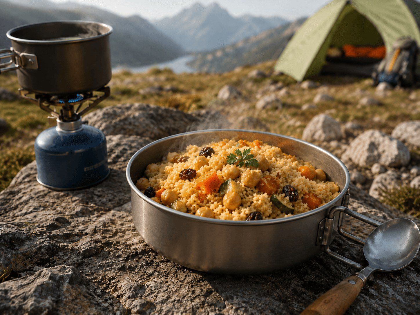 Couscous met kikkererwten